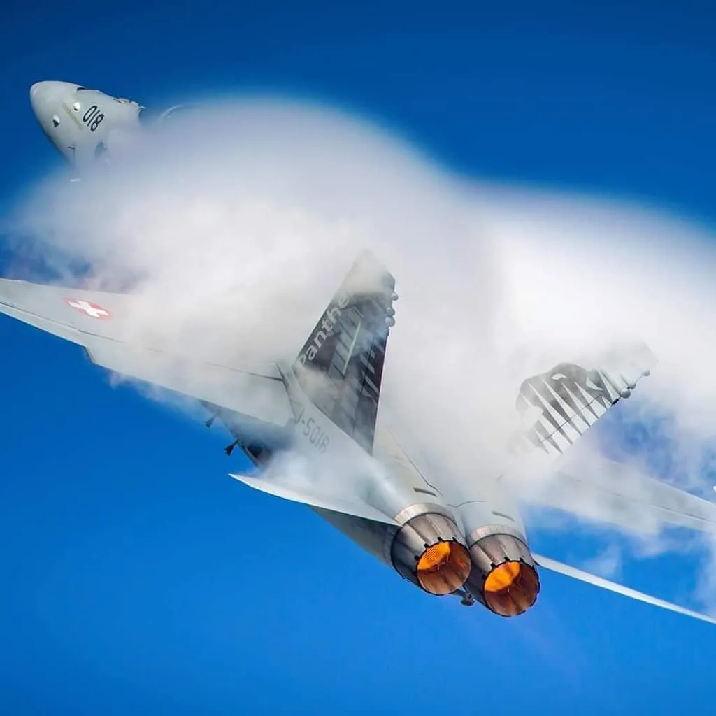 F/A-18 Swiss Hornet Solo Display Team 4 Acrobatic Figure