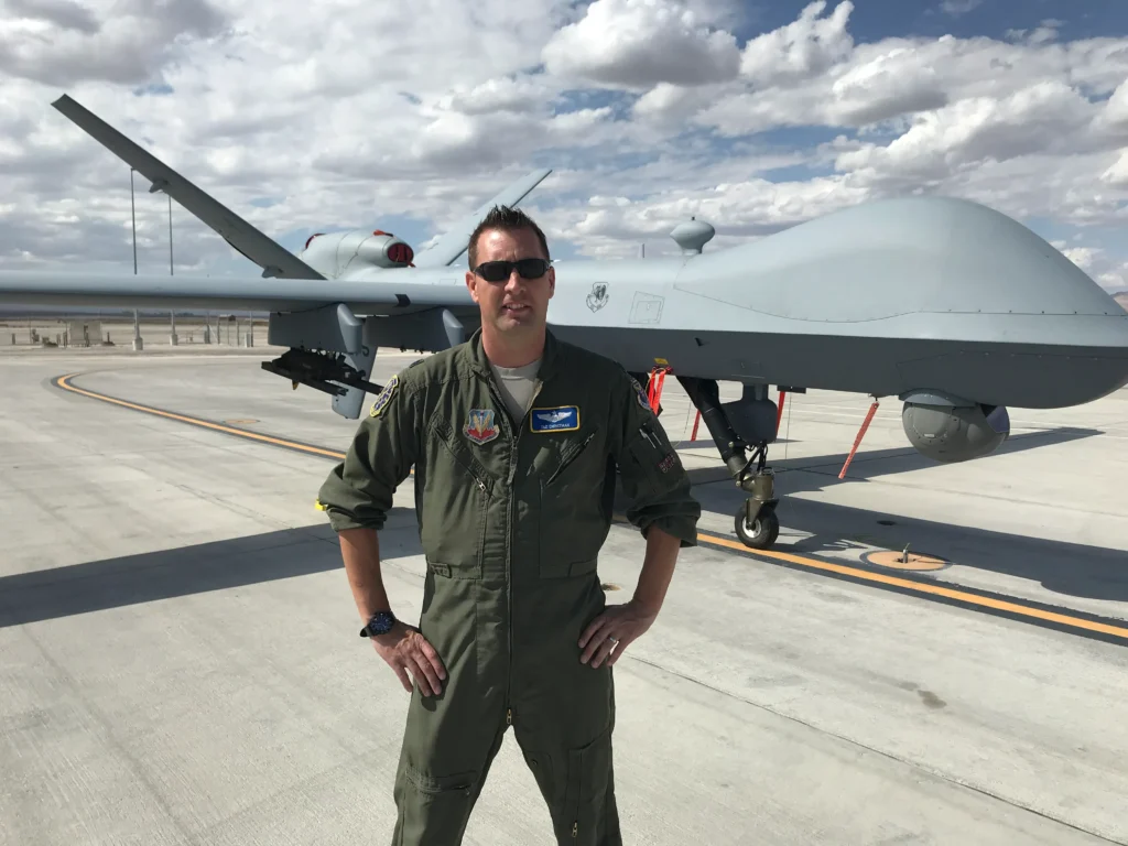 The Relentless Aviator: Daniel 'Taz' Christman 4 Daniel Christman with T-6 Aircraft