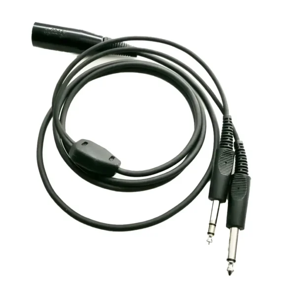 Dual plug general aviation comm cable