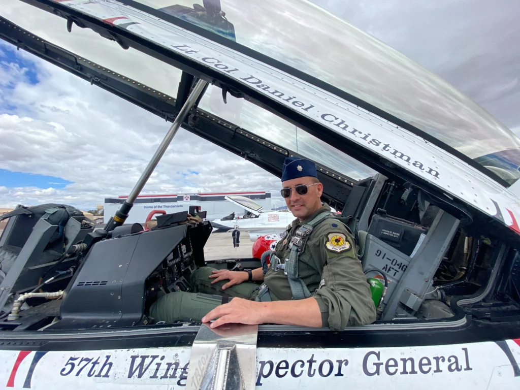 The Relentless Aviator: Daniel 'Taz' Christman 2 Instructor Pilot in the Northrop T 38AC Talon jet trainer