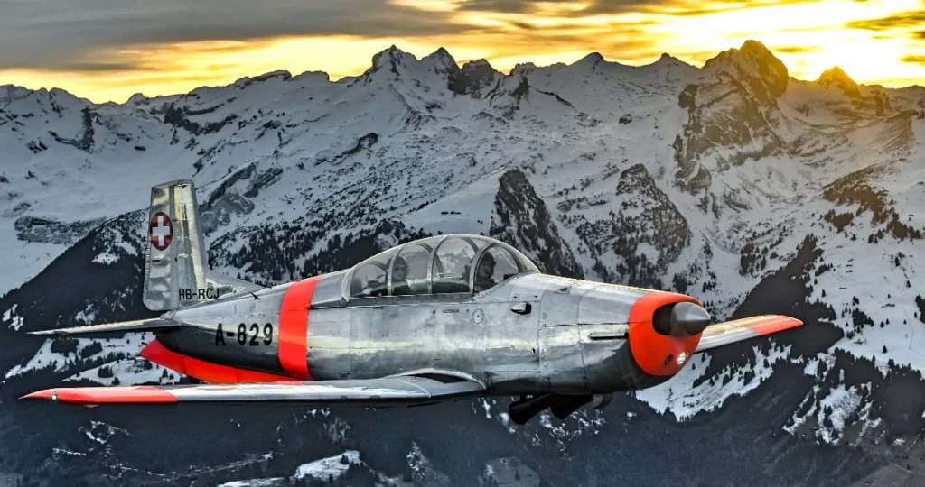 The Swiss Air Knights: SUBITO Team & FMA 2 The Fliegermuseum Altenrhein Aircraft