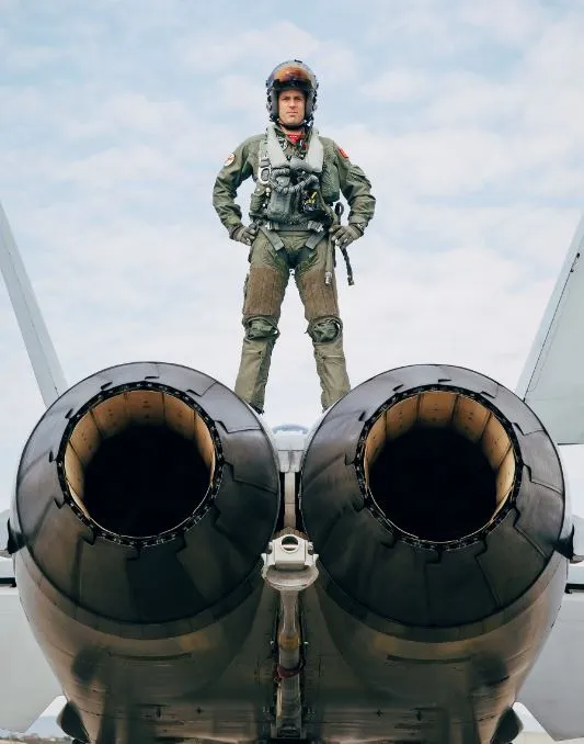 F/A-18 Swiss Hornet Solo Display Team 7 Yannick Zanata on a FA 18C Hornet