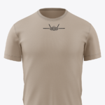 Free Round Neck T-Shirt Mockup (Front View)