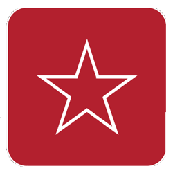 Star-Red star icon